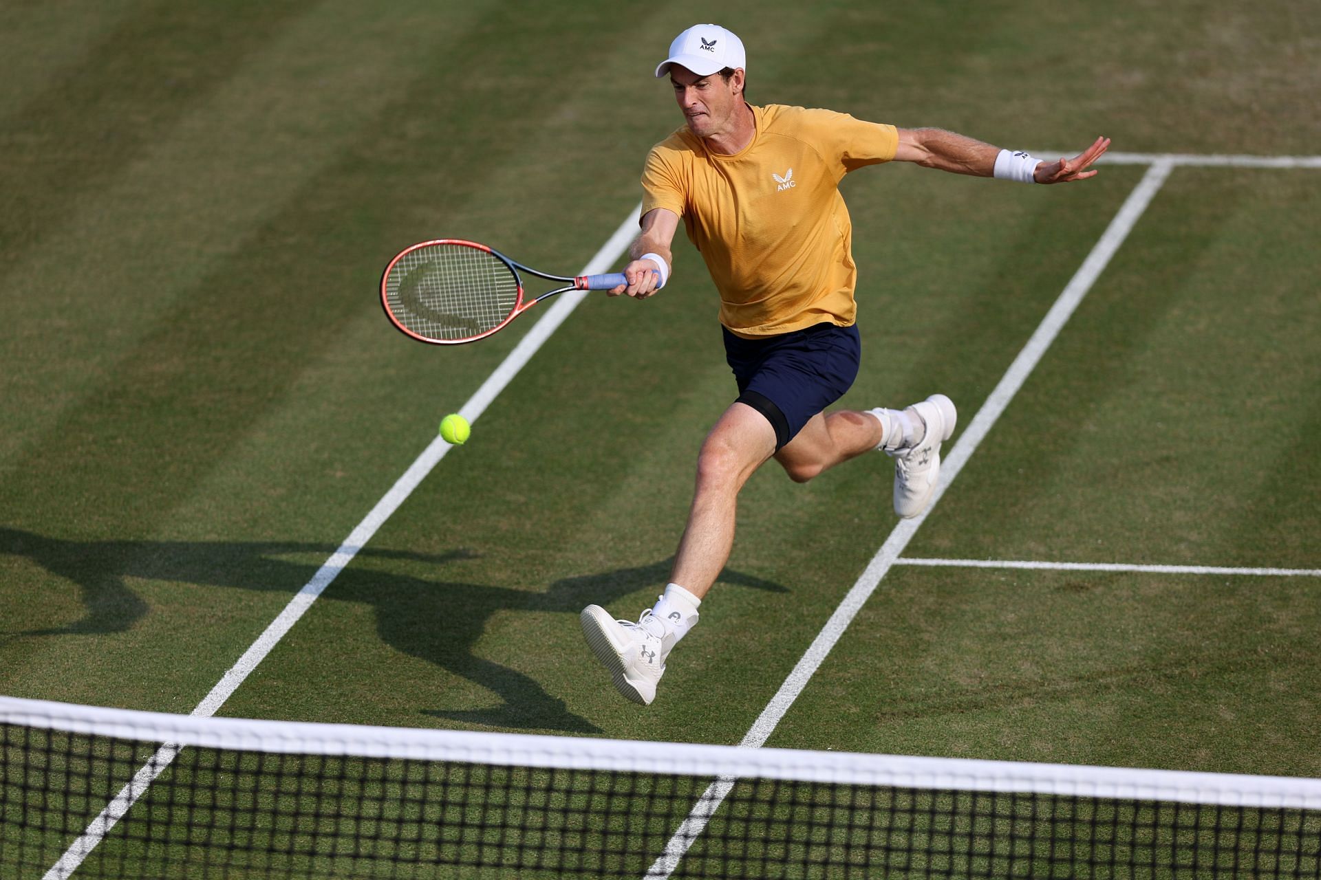 Andy Murray at the 2023 Rothesay Open Nottingham
